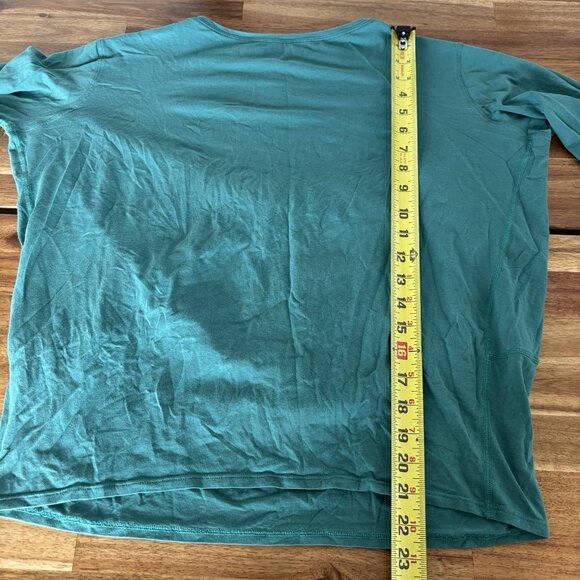 Lululemon Women’s Long Sleeve Workout Top Teal Size 4 NO TAGS! Sporty Gym Preppy - Picture 9 of 10